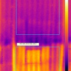 Infrared recording wall heating dry construction
