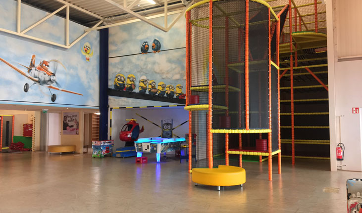 Blick in das Joy Kinderparadies.