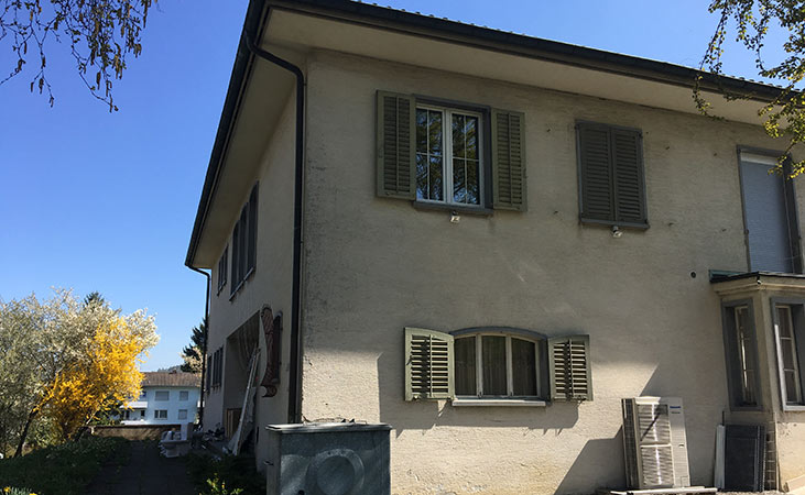 A homeowner in Switzerland installs the egger system himself!