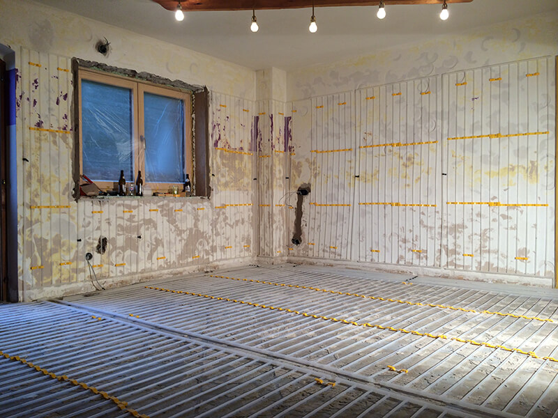 Reference: egger panel heating with clay plaster
